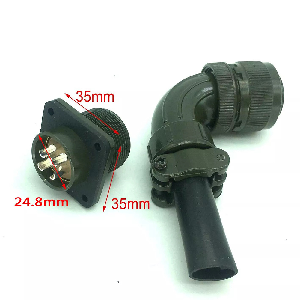 Aviator Connector Kit - Luftfahrtstecker 4-polig 90-Grad-Kit 3108 1810S für