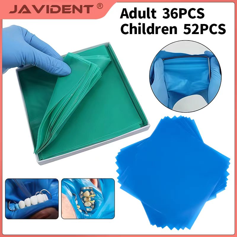 Polyurethane Foam Sheet - 52/36 Stück Dental-Gummidämme aus Naturkautschuklatex, Barriere-Dämme,