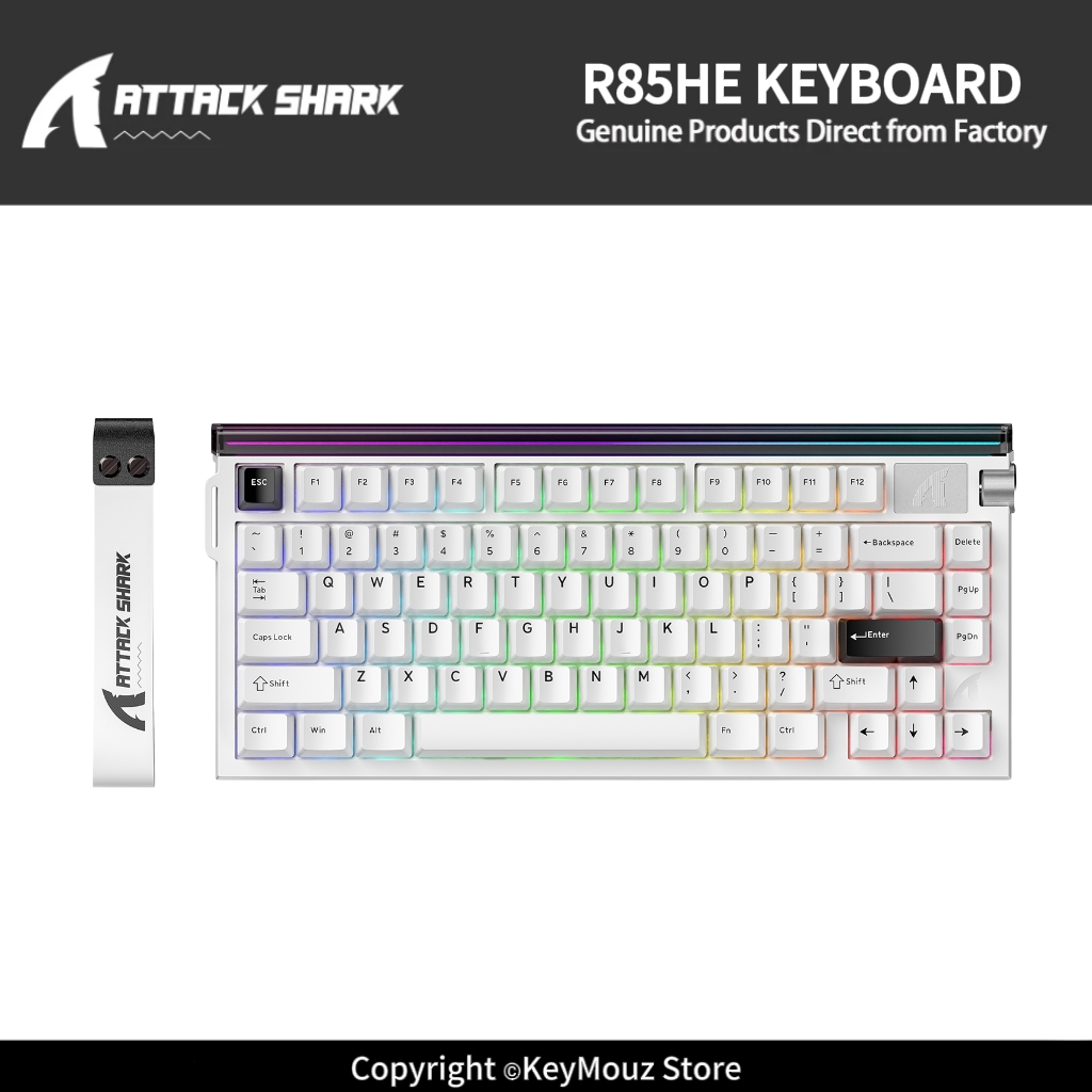 Gaming Keyboard Magnetic Switches - ATTACK SHARK R85HE Magnetische Schalter-Mechanische Tastatur