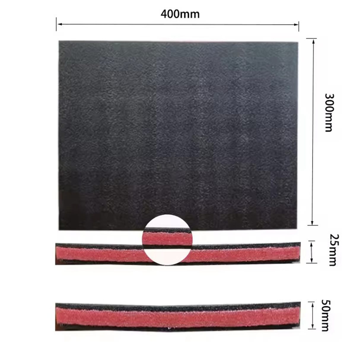 Polyurethane Foam Sheet - Werkzeugkastenschaum, schneidbare Polyurethan-Schaumplatten, Werkzeugkasten-Organisation und stoßdämpfender
