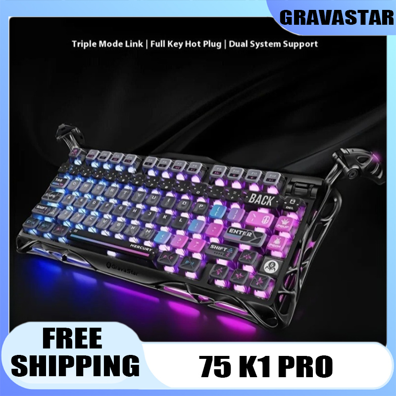 Keyboard Gaming Transparent - GravaStar 75k1pro Esports Gaming Mechanische Tastatur