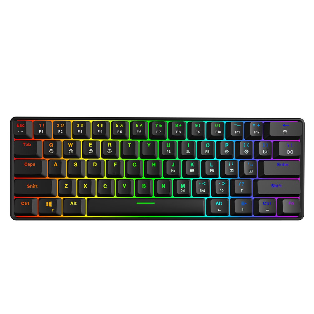 Gaming Keyboard Blue Switches - SKYLOONG GK61 Mini Tragbare 60% Gamer