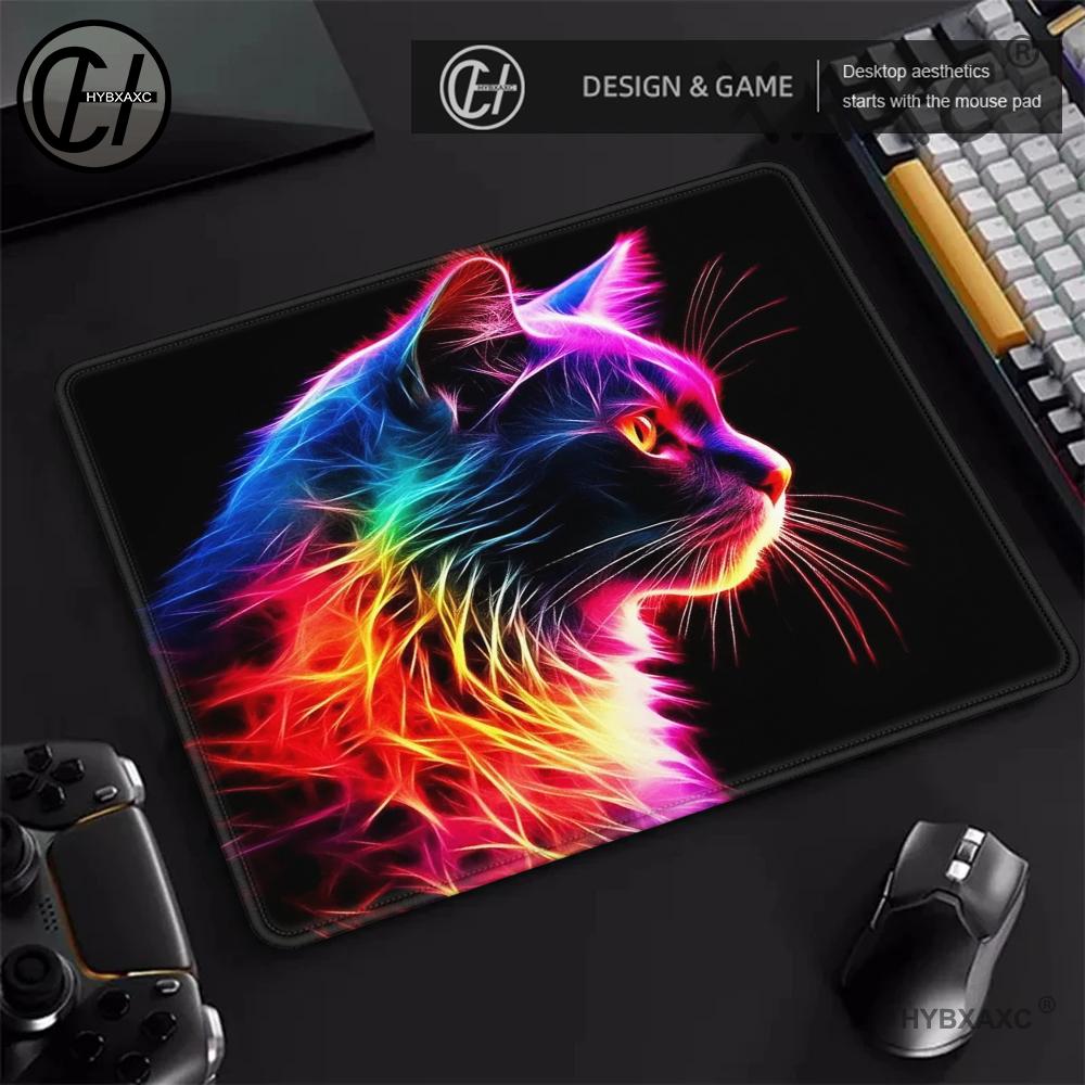 Gaming Keyboard And Mouse Wireless - Cartoon, niedlich, cool, Katze, kleines Mauspad,