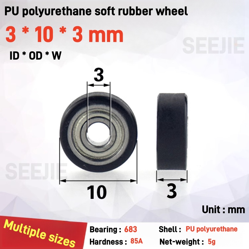 Polyurethane Foam Sheet - 10 Stück 3 x 10 x