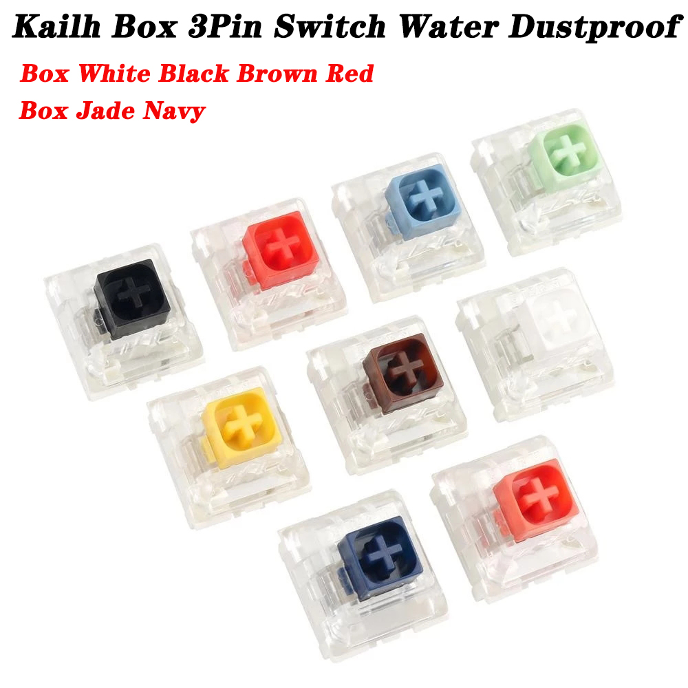 Gaming Keyboard Blue Switches - Kailh BOX Mx-Schalter, weiß, rot, schwarz,