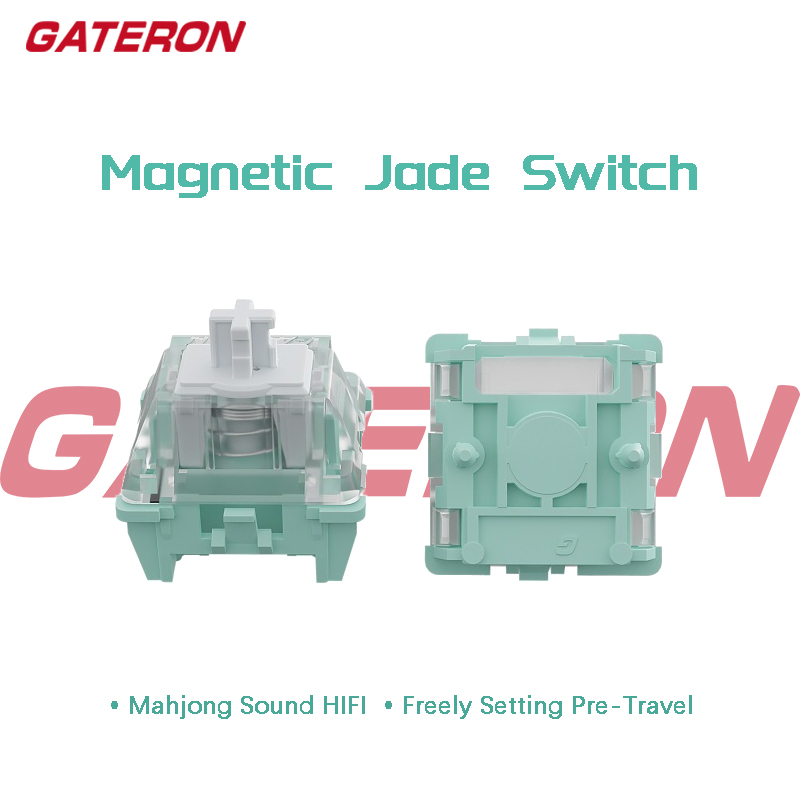 Gaming Keyboard Magnetic Switches - Gateron Magnetischer Jadeschalter, linear, für magnetische