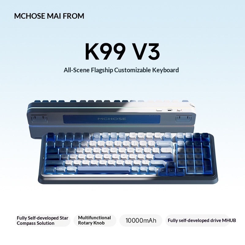 MCHOSE K99 V3 Anpassbare mecha – Gaming Keyboard Mechanical Wireless Bewertung und Preis