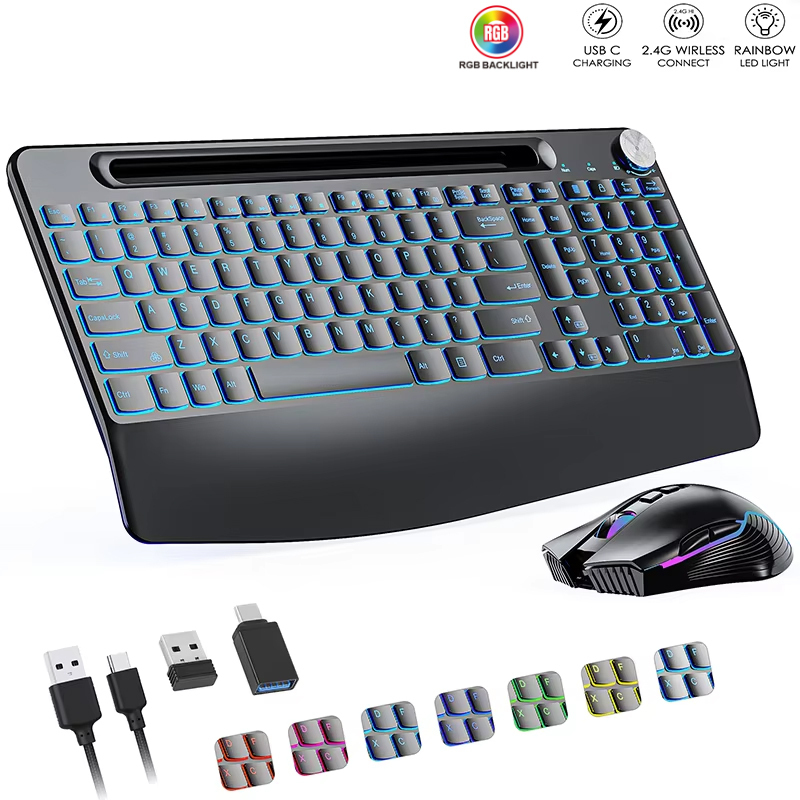 2,4 G & Typ-C kabellose Tastat – Gaming Keyboard Ergonomics Bewertung und Preis