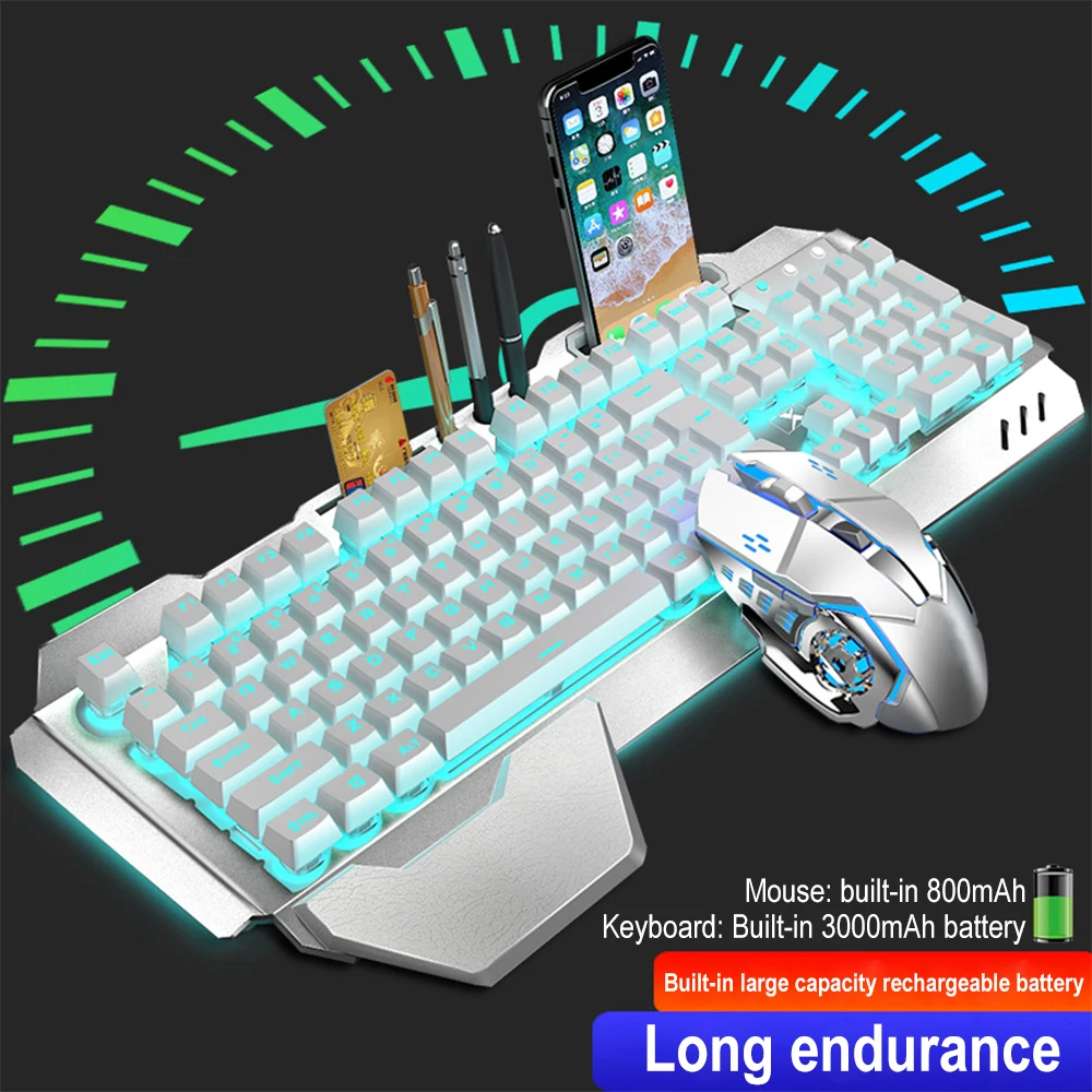 K680 wiederauf ladbare 2,4g dr – Gaming Keyboard Mechanical Wireless Bewertung und Preis
