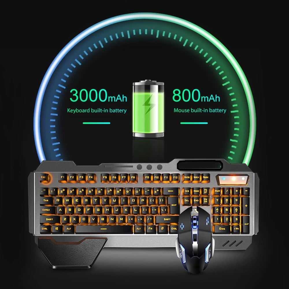 K680 wiederauf ladbare 2,4g dr – Gaming Keyboard Mechanical Wireless Bewertung und Preis