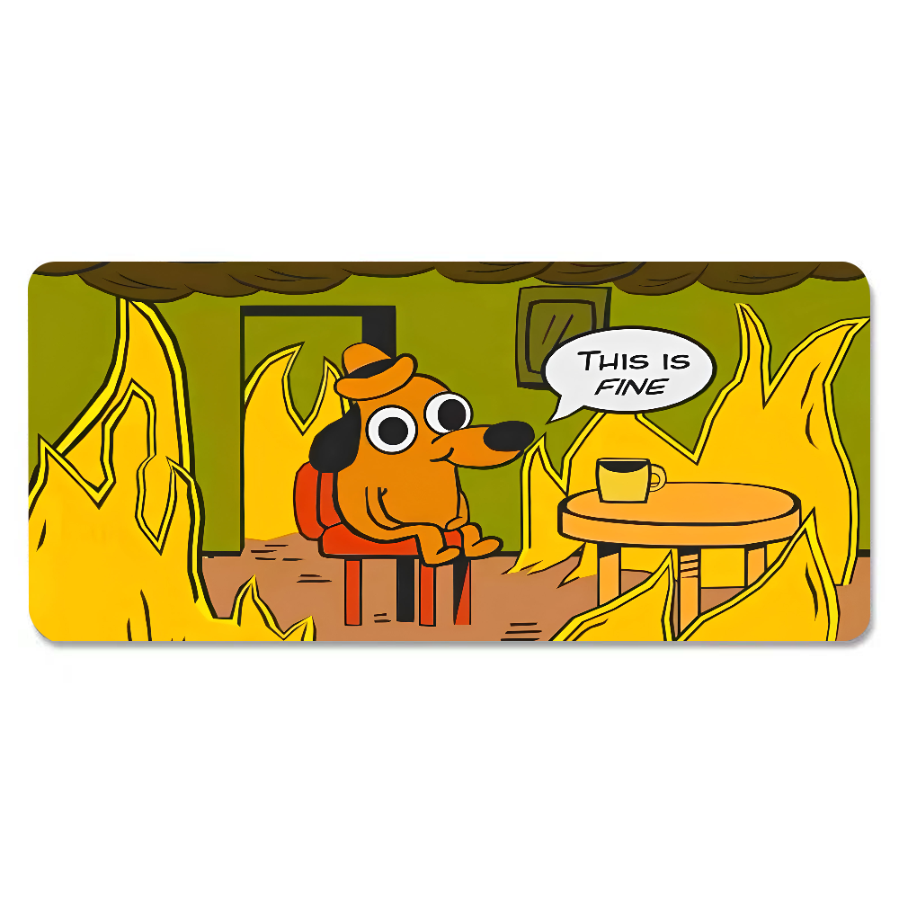 This Is Fine Dog Dackel-Mauspa – Gaming Keyboard Mouse Bewertung und Preis