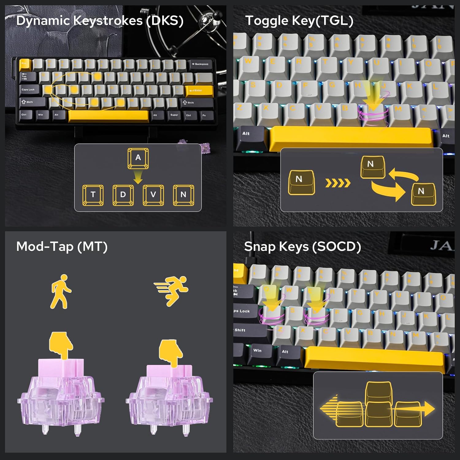 AULA WIN60 HE 60% Max Pro Magn – Gaming Keyboard Magnetic Switches Bewertung und Preis