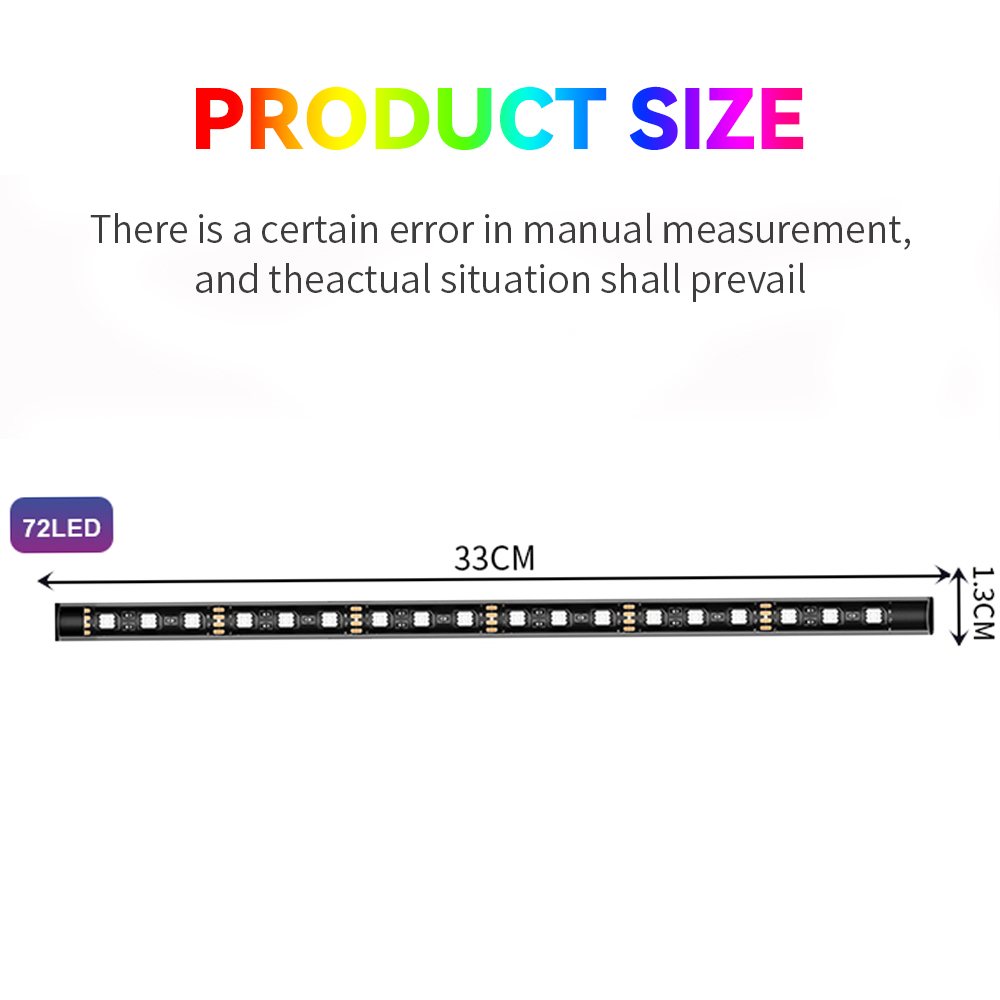 72 LED Kabelloses RGB Unterbod – Rgb Underglow Strip Bewertung und Preis