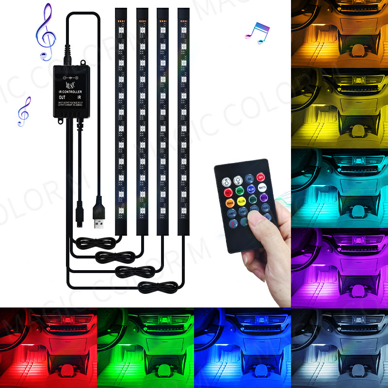 48/72 Led Auto Fuß Umgebungs L – Rgb Underglow Strip Bewertung und Preis