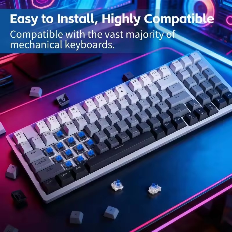 10/30 Stück 3-Pin Ersatz-Mecha – Gaming Keyboard Blue Switches Bewertung und Preis