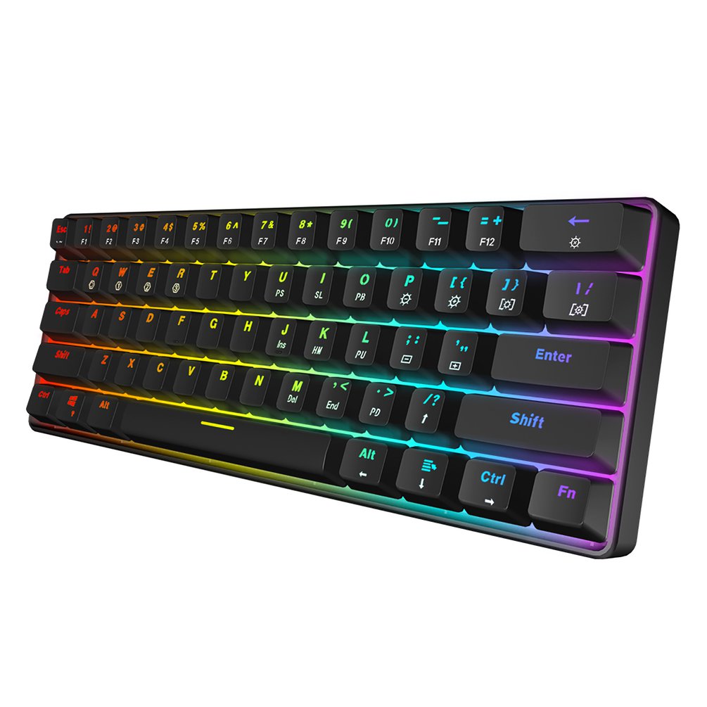 SKYLOONG GK61 Mini Tragbare 60 – Gaming Keyboard Blue Switches Bewertung und Preis