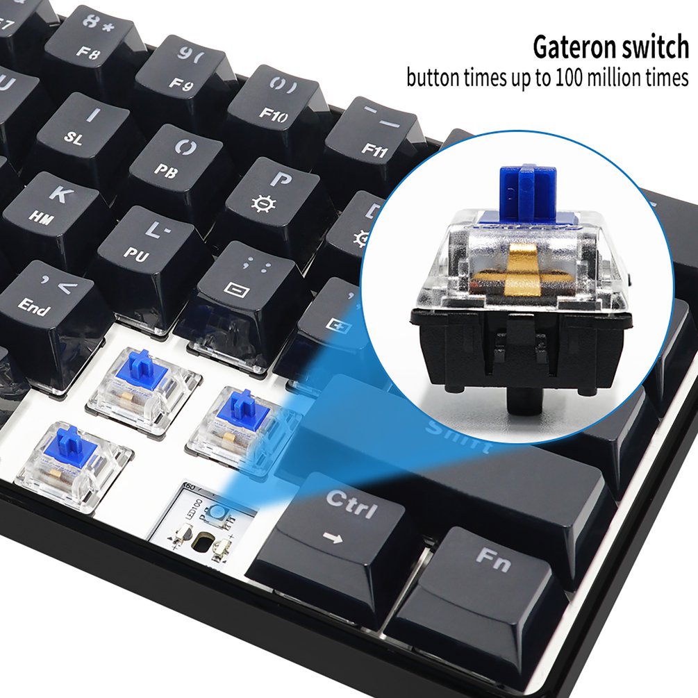 SKYLOONG GK61 Mini Tragbare 60 – Gaming Keyboard Blue Switches Bewertung und Preis