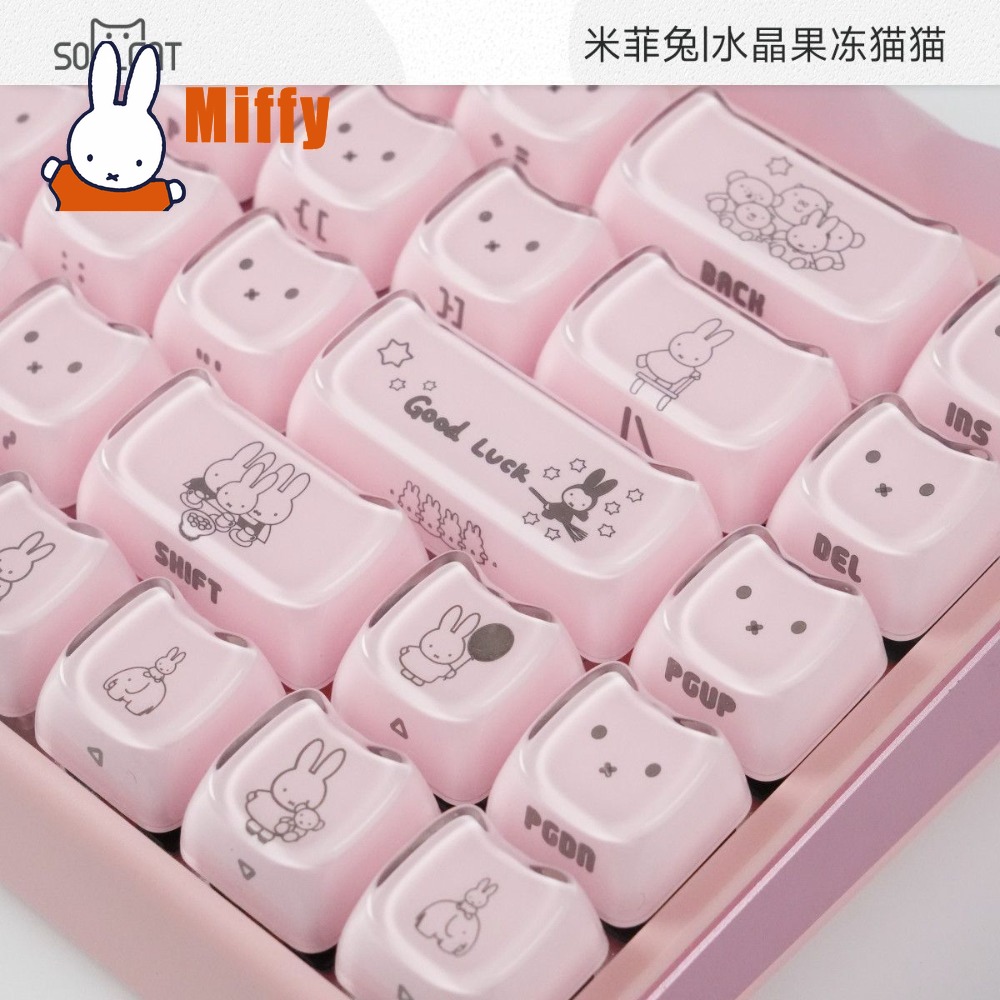 Kawaii Miffy Tastenkappen Nied – Gaming Keyboard Typewriter Bewertung und Preis