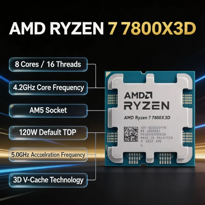AMD Ryzen 7 7800X3D Desktop-Ga – Amd Cpu Ryzen 7 Bewertung und Preis