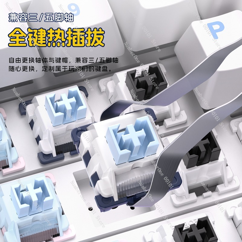 Mechanische Tastatur aus Alumi – Gaming Keyboard Mechanical Wireless Bewertung und Preis