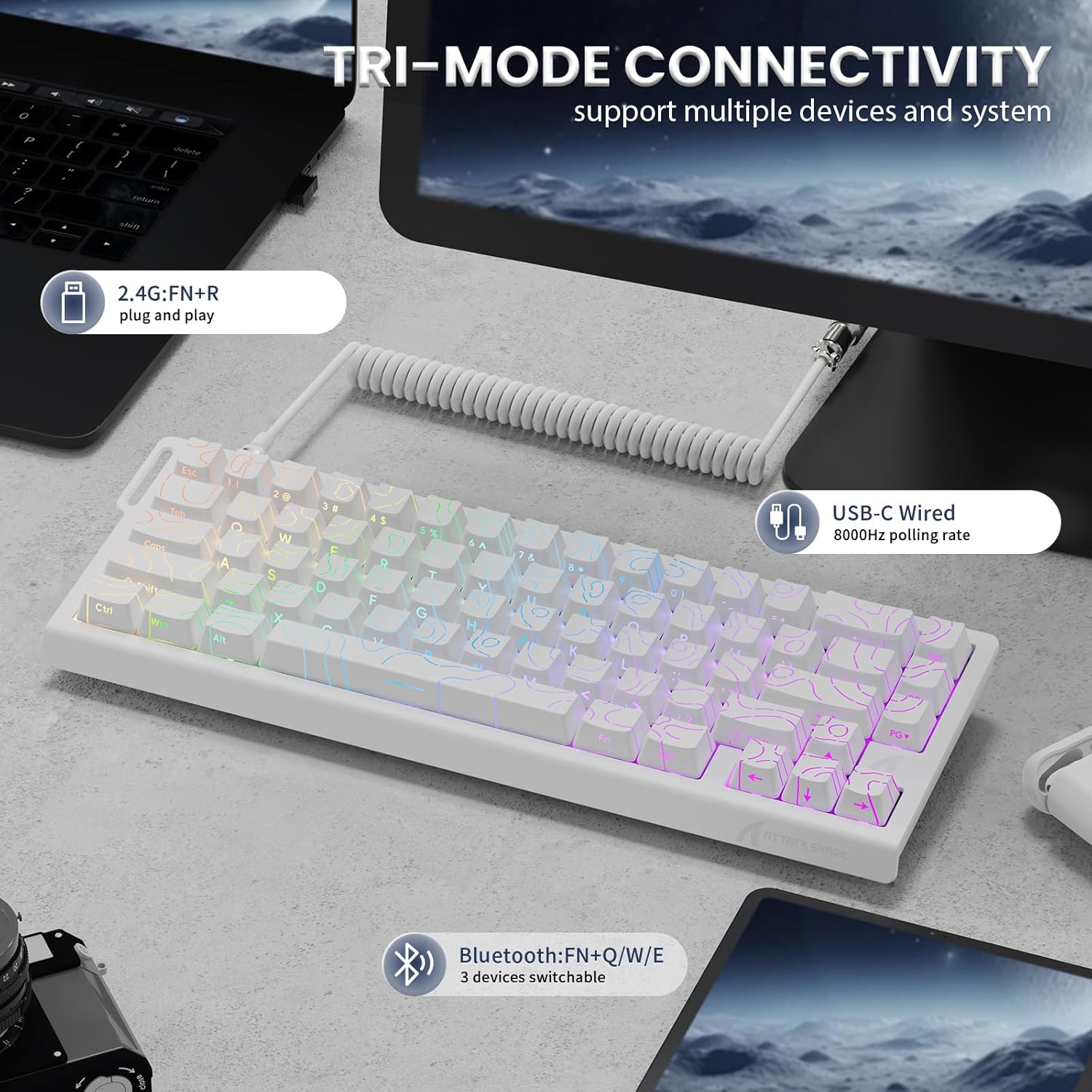ATTACK SHARK X68PRO HE RGB-Gam – Gaming Keyboard Magnetic Switches Bewertung und Preis