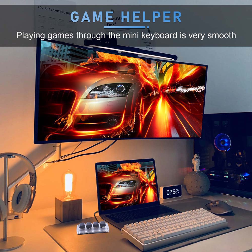 3-Tasten-1-Knopf/4-Tasten-Phot – Gaming Keyboard 1 Hand Bewertung und Preis