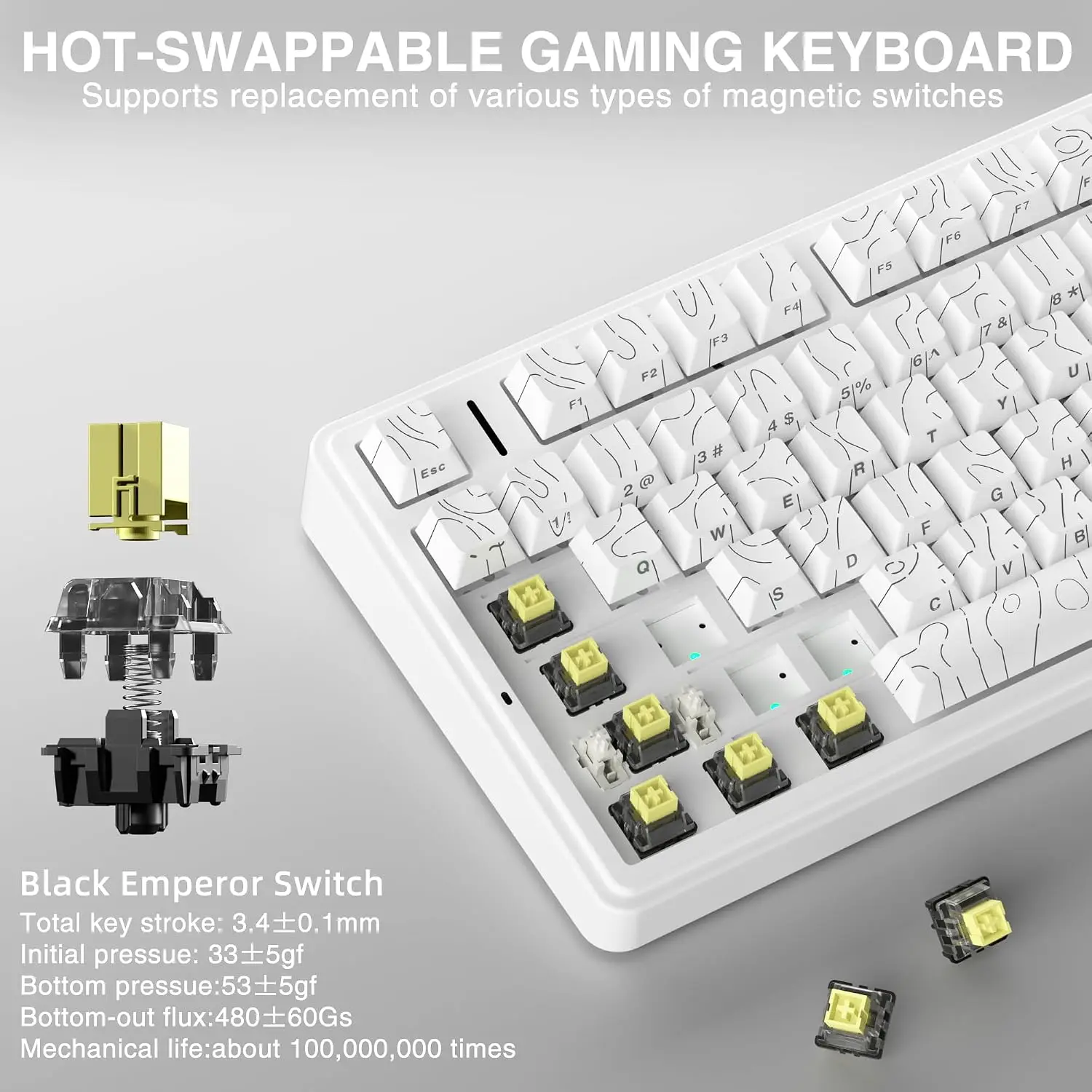 AULA F75 HE Magnetische Tastat – Gaming Keyboard He Bewertung und Preis