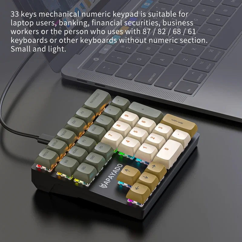 K33 Kabelgebundener mechanisch – Gaming Keyboard 1 Hand Bewertung und Preis