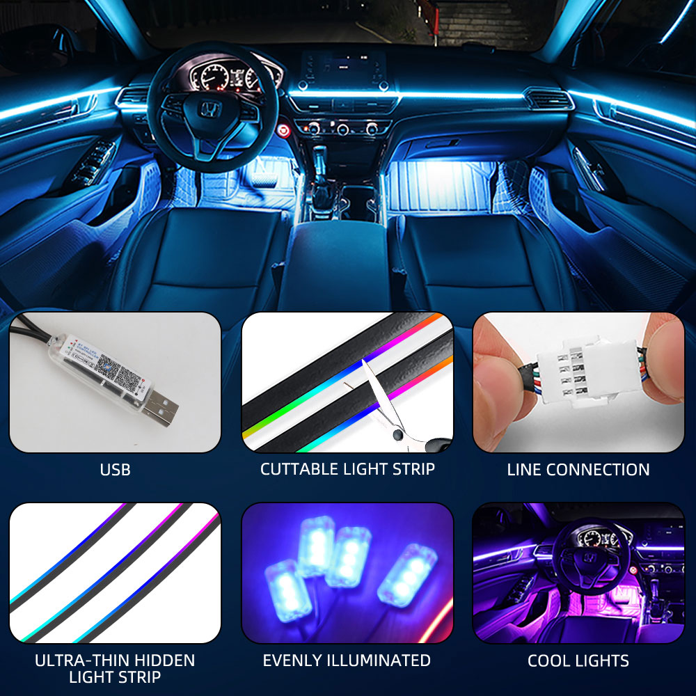 35/75/110/140cm LED Ambiente-L – Rgb Underglow Strip Bewertung und Preis