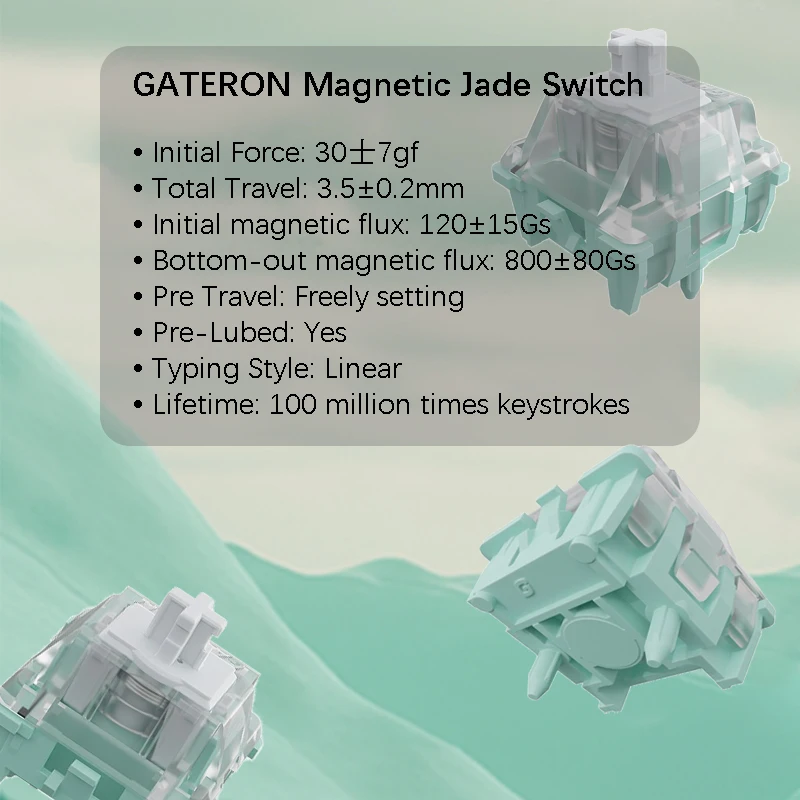 Gateron Magnetischer Jadeschal – Gaming Keyboard Magnetic Switches Bewertung und Preis