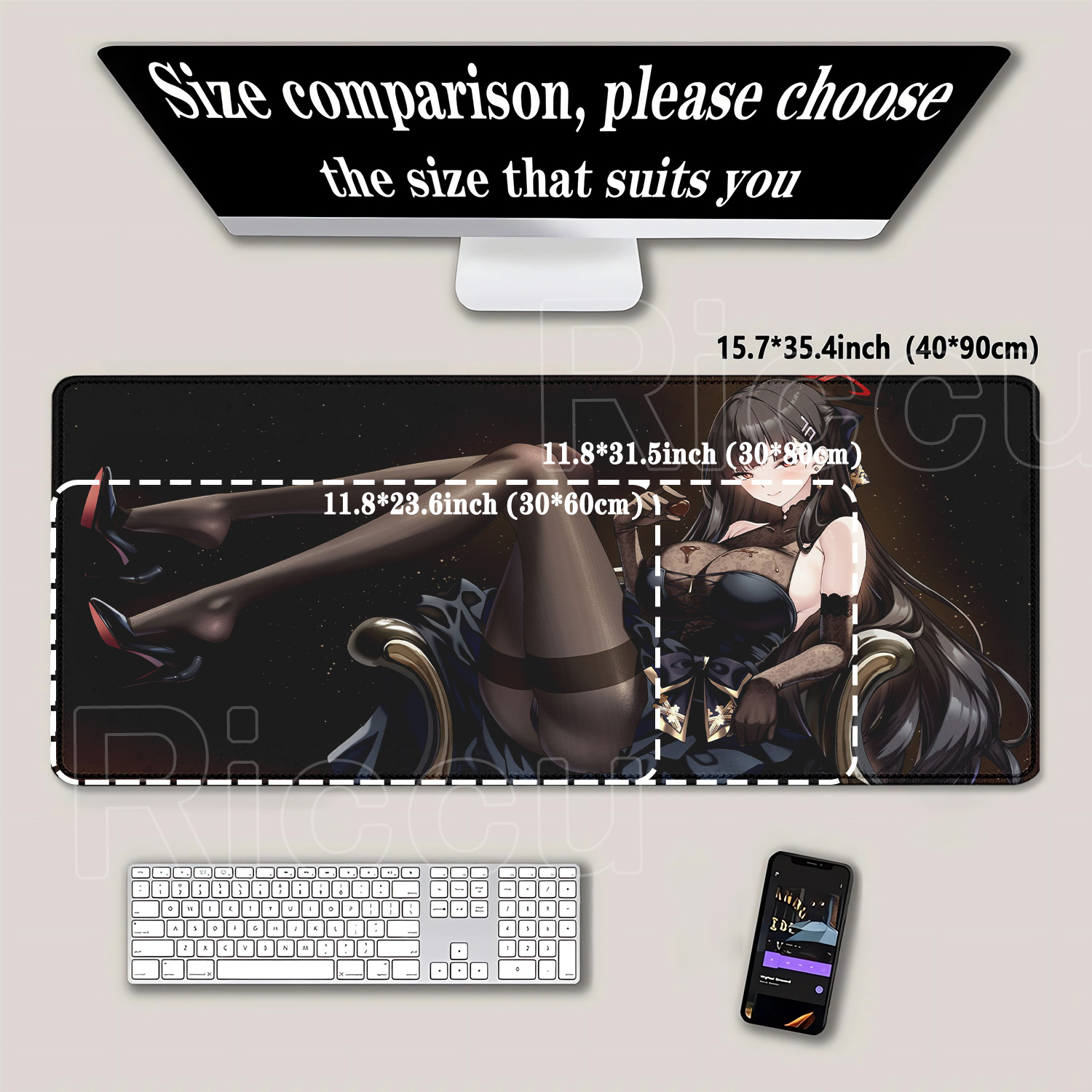 Anime-Mädchen Tsukatsuki Rio B – Gaming Keyboard Typewriter Bewertung und Preis