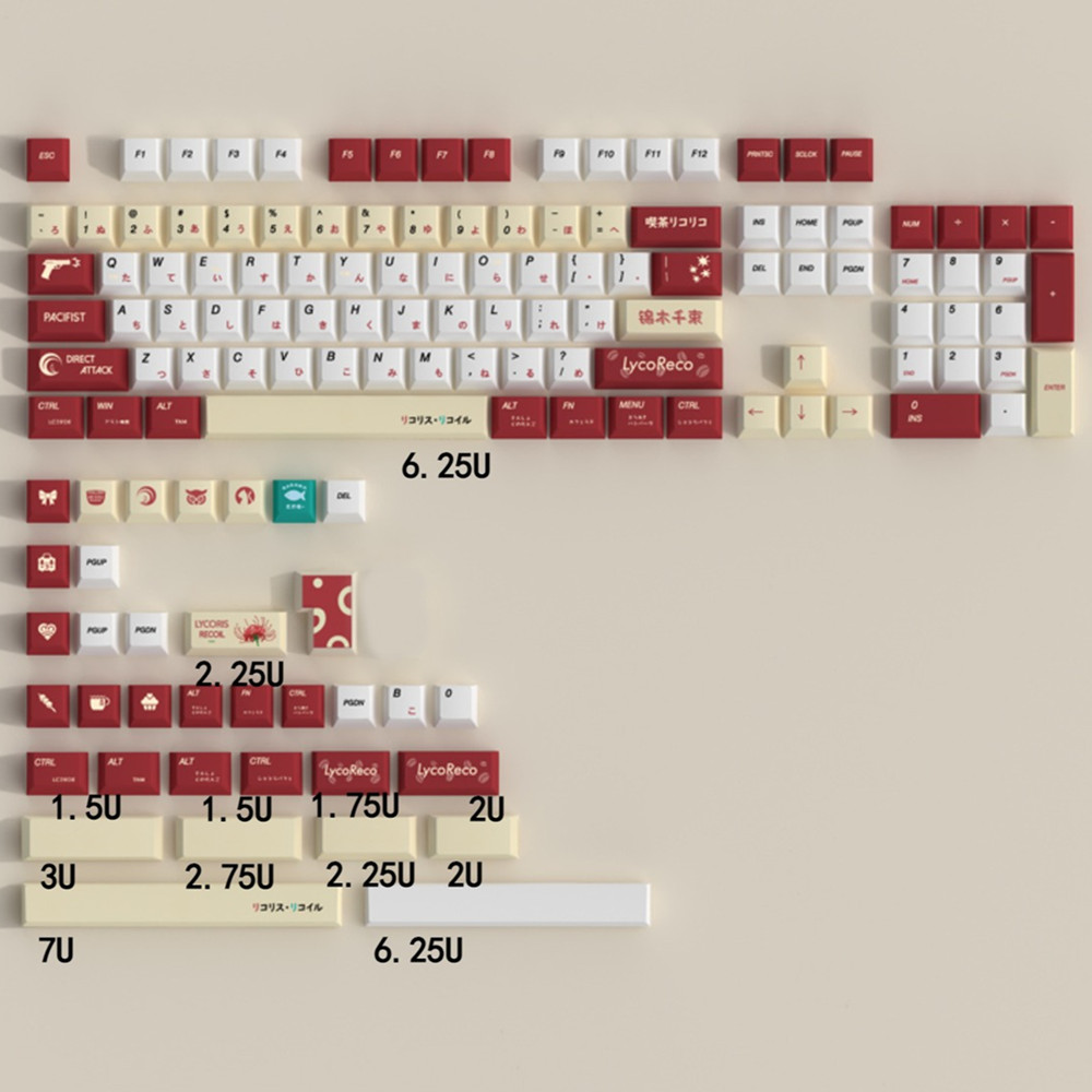 Lycoris Recoil Anime PBT-Taste – Gaming Keyboard Ergonomics Bewertung und Preis